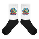 The Five Burros of New York©-Logo-Black foot socks - The Five Burros of New York