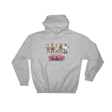 The Five Burros of New York©-Street Logo-Hooded Sweatshirt Backside Print - The Five Burros of New York