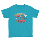 The Five Burros of New York©-Street Logo-Youth Short Sleeve T-Shirt - The Five Burros of New York