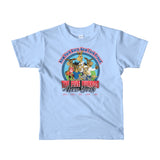 The Five Burros of New York ©.-Short sleeve kids t-shirt - The Five Burros of New York