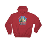 The Five Burros of New York©-Logo-Hooded Sweatshirt Backside Print - The Five Burros of New York