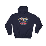 The Five Burros of New York©-Street Logo-Hooded Sweatshirt Backside Print - The Five Burros of New York