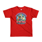 The Five Burros of New York ©.-Short sleeve kids t-shirt - The Five Burros of New York