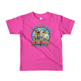 The Five Burros of New York ©.-Short sleeve kids t-shirt - The Five Burros of New York