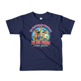 The Five Burros of New York ©.-Short sleeve kids t-shirt - The Five Burros of New York