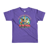 The Five Burros of New York ©.-Short sleeve kids t-shirt - The Five Burros of New York