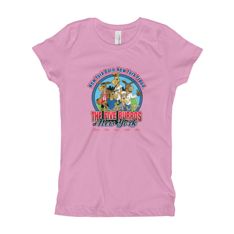 The Five Burros of New York©-Girl's T-Shirt - The Five Burros of New York